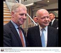 source: C.Mitchell's Brighton Campaign 2014/15 Twitter Account (Mitchel and William Hague, May 2014(?)